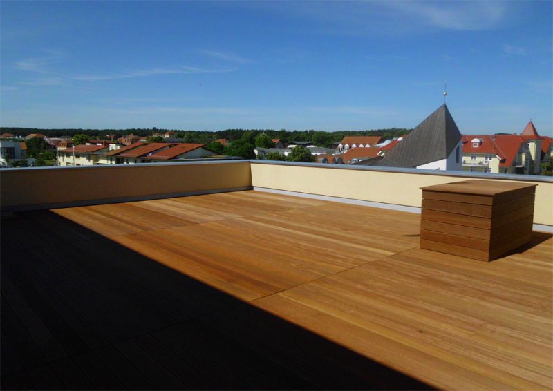 Morada Strandhotel Terrasse aus Holz - Balkon